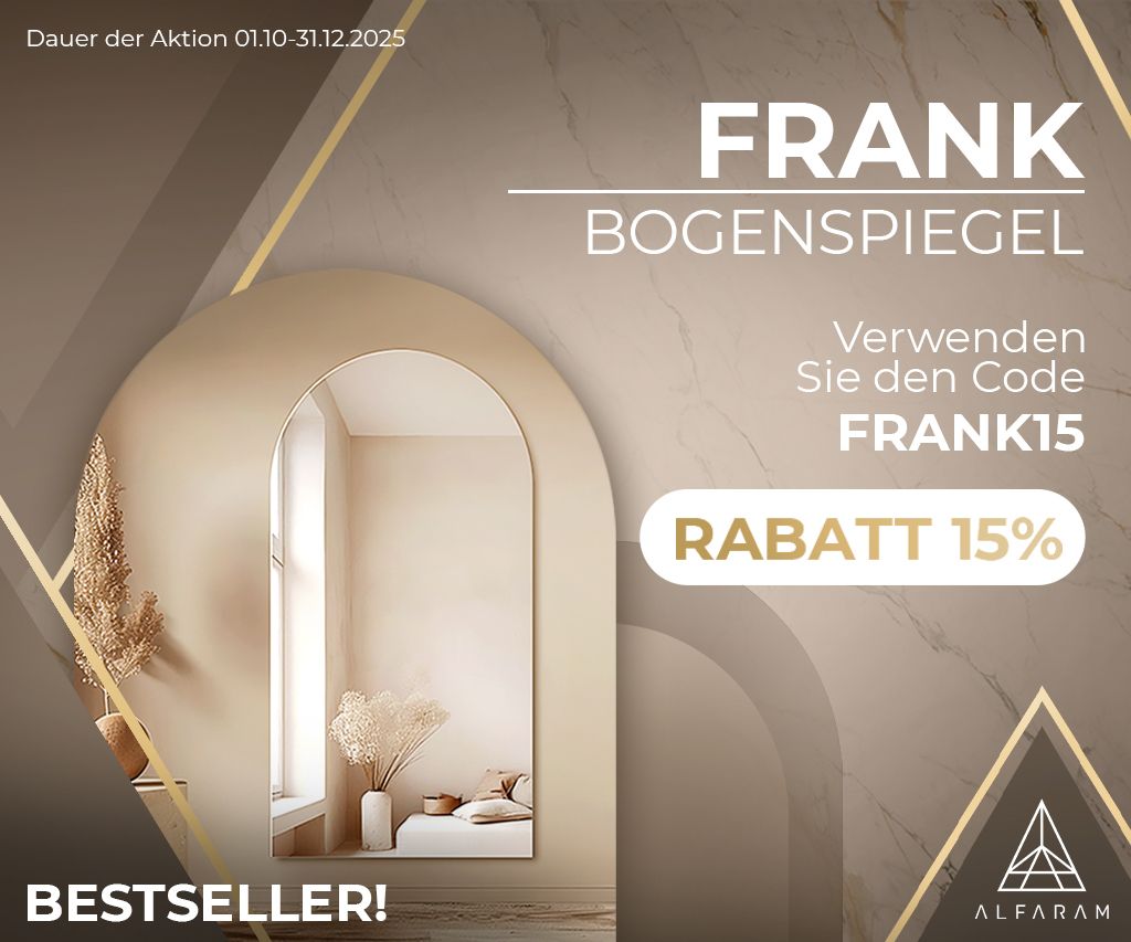 Bestseller-Aktion -15% auf den Spiegel FRANK